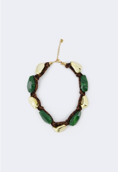 Velvet Details Necklace