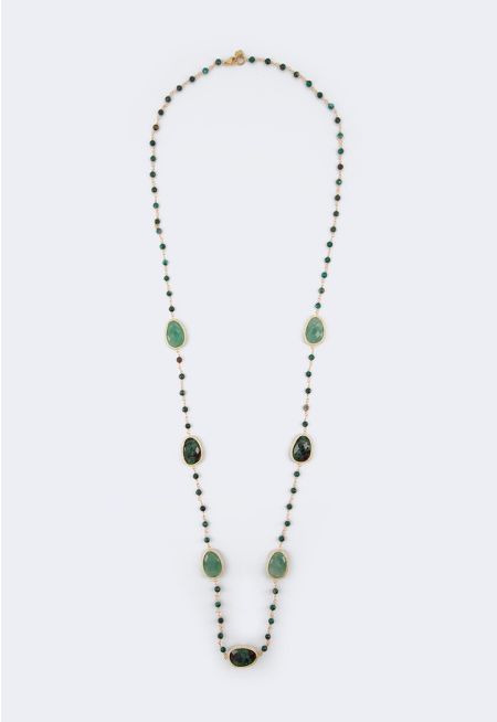 Round Gemstones Necklace