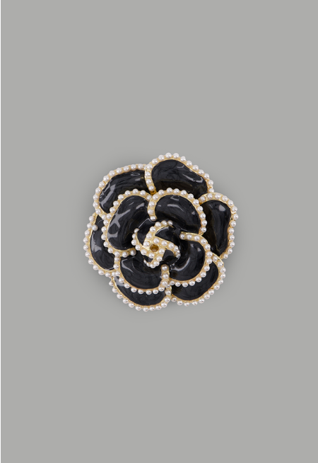 Camellia Pearl Brooch