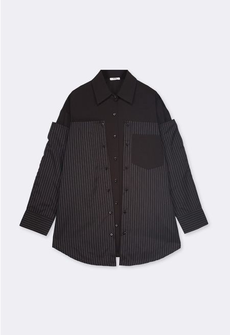 Two Toned Striped Shirt