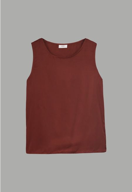 Sleeveless Round Neck Top