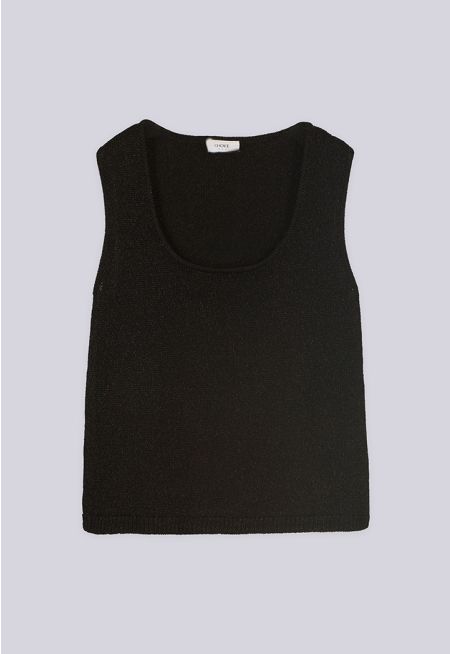 Lurex Knitted Top