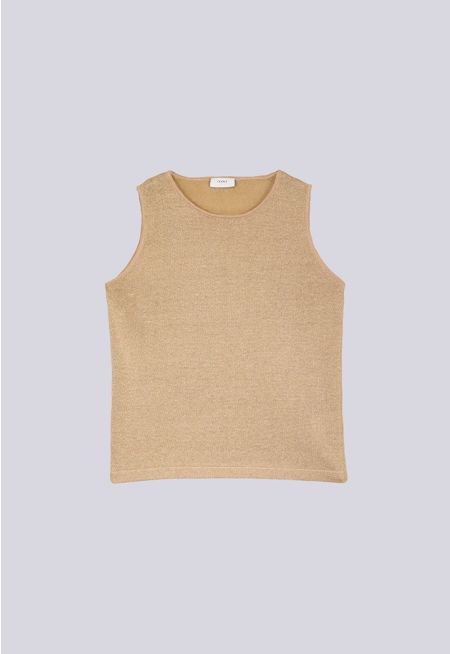 Round Neck Knitted Top