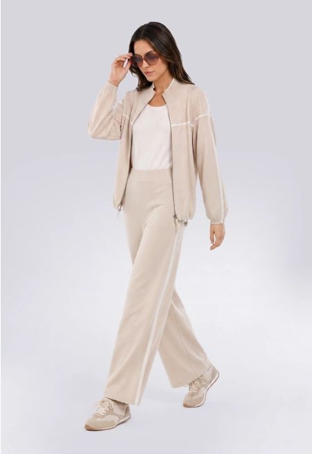 Straight Cut Knitted Pants