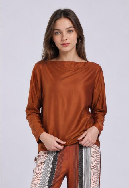 Undetachable Overlay Printed Top 