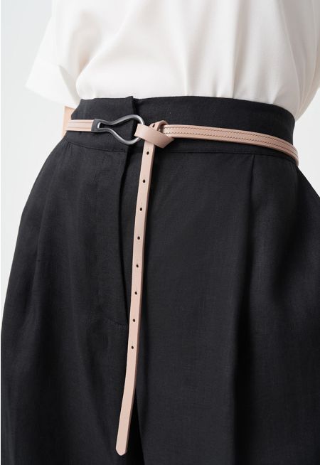 Solid PU Leather Modern Belt