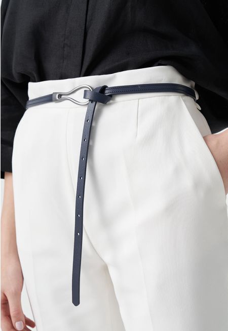 Solid PU Leather Modern Belt