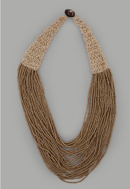Multistrand Beads Necklace
