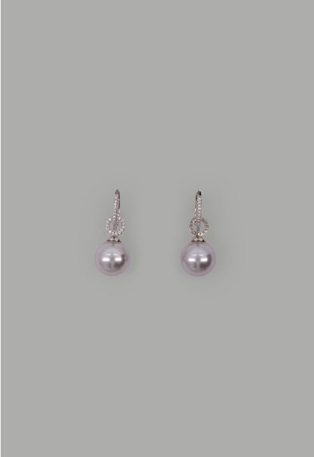 Pearl Embellished Earrings