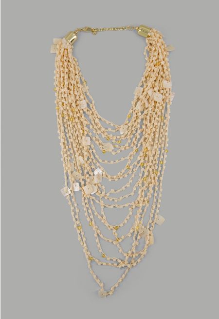 Multistrand Beaded Necklace