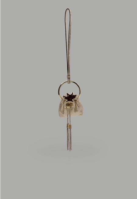 Metallic Bag Charm