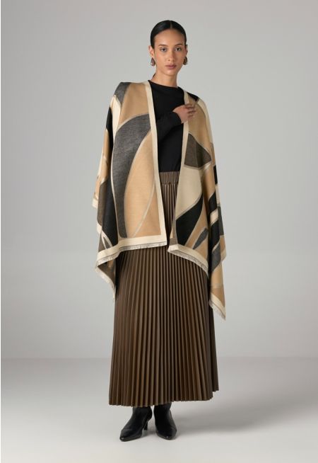 Multicolor Print Pashmina Scarf