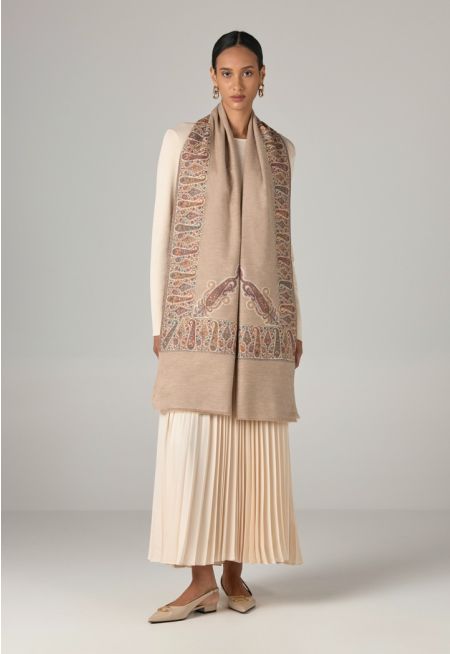 Embroidered Colorful Shawl