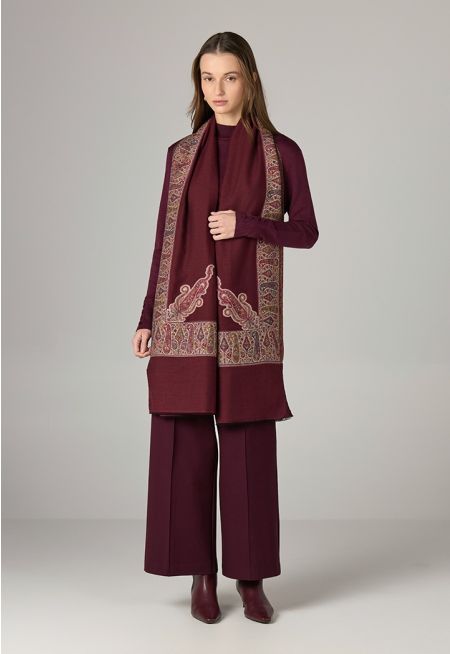 Embroidered Colorful Shawl