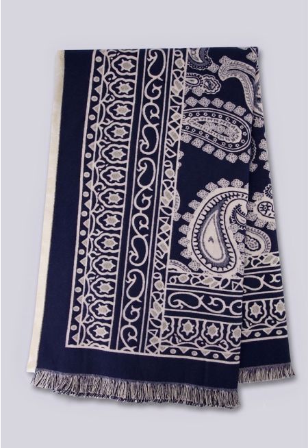 Two Tone Paisley Shawl