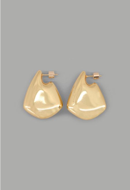 Abstract Metallic Earrings