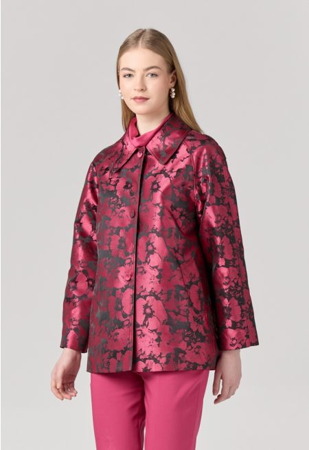 Floral Printed Long Sleeve Jacket