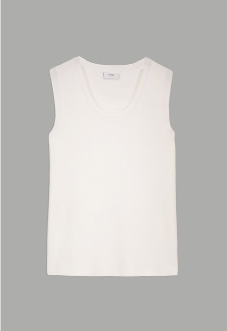 Basic Sleeveless Knitted Top