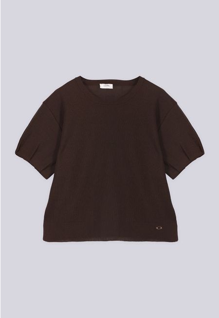 Basic Knitted T-Shirt