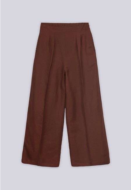 Basic Wide Leg Trousers