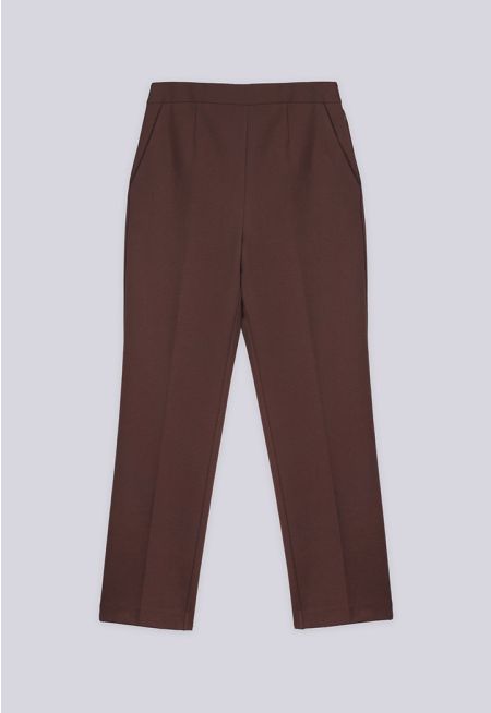 Straight Cut Basic Trousers