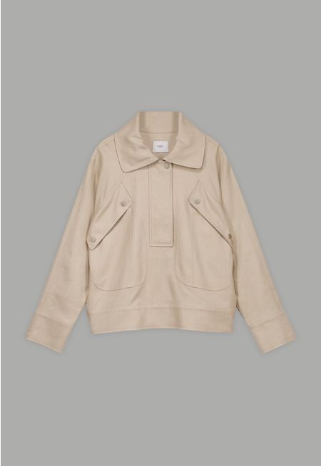 Solid Long Sleeve Jacket