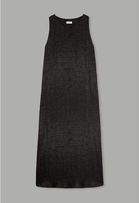 Sleeveless Texture Dress 