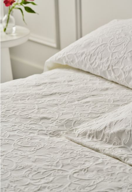 Solid Bedspread Cotton 260 x 260 Cm