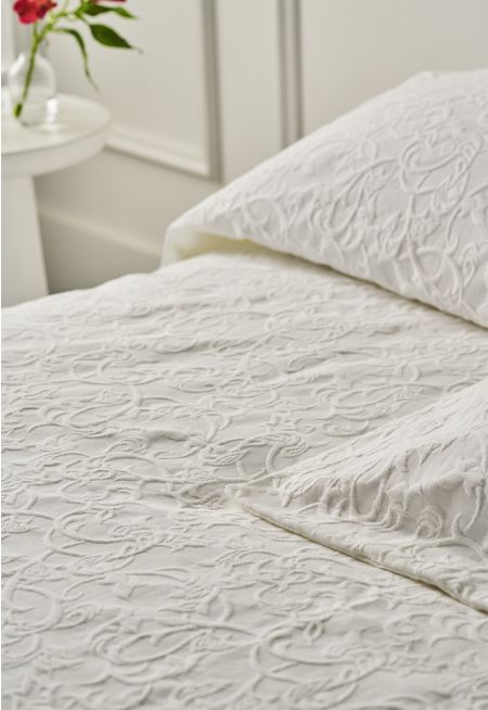COTTON JACQUARD BEDSPREAD (260*260 CM)