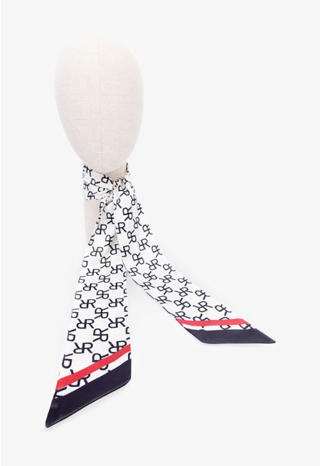 Sporty Monogram Scarf