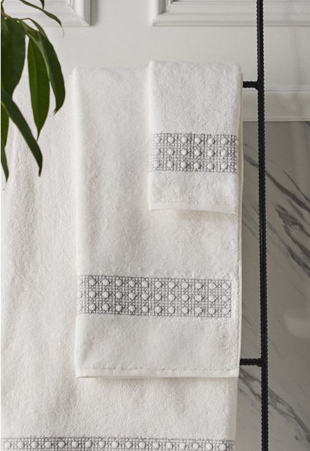 Cotton Embroidered Hand Towel