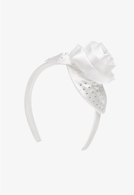 Crystal Embellished Floral Headband