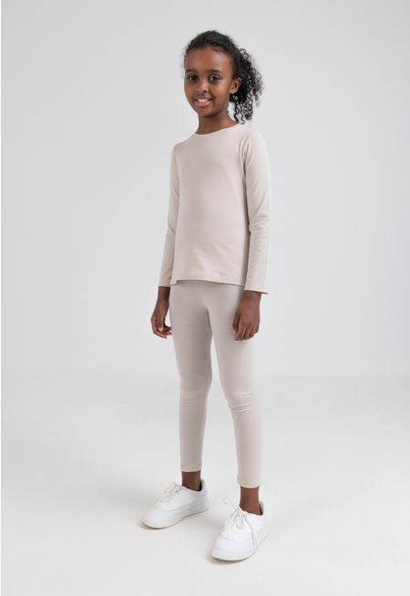 Solid Fitted Leggings