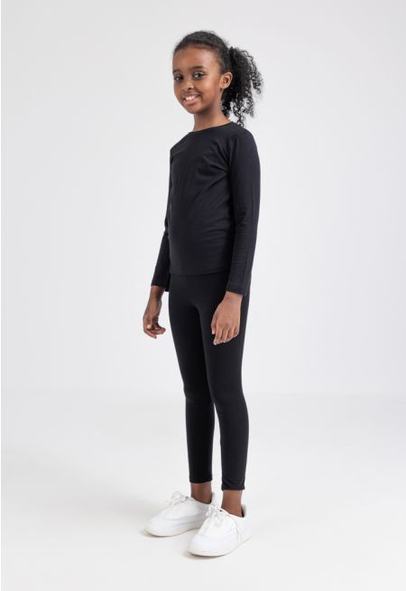 Solid Fitted Leggings