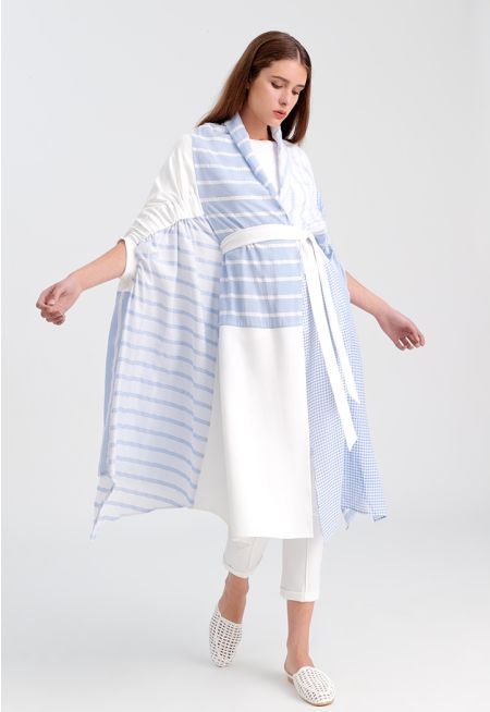 Midi Striped Kimono -Sale