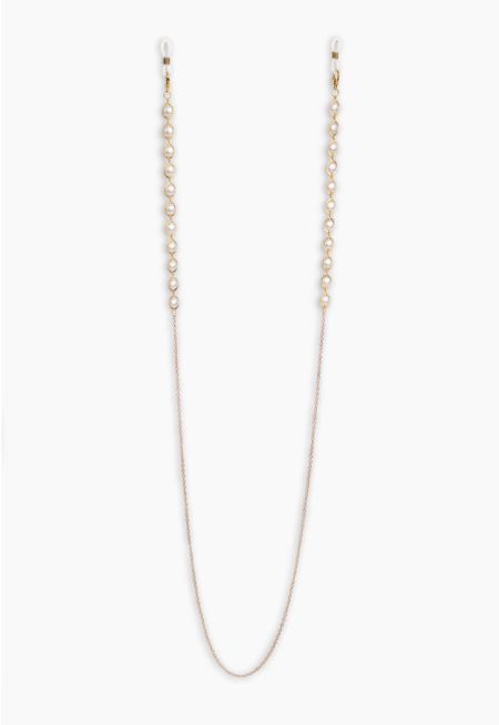 Timeless Chained Faux Pearl Chain
