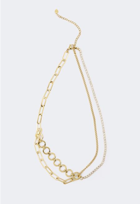 Multistrand Chain Necklace