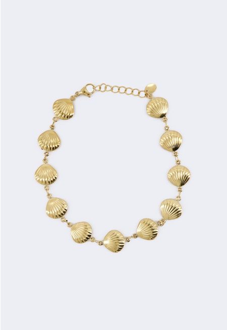 Metallic Seashells Bracelet
