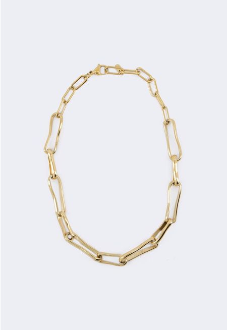 Metallic Chains Necklace