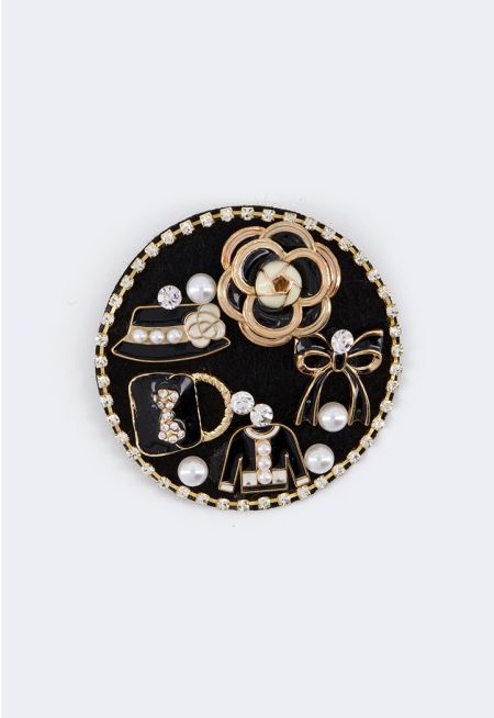Vintage-Style Fashion Brooch