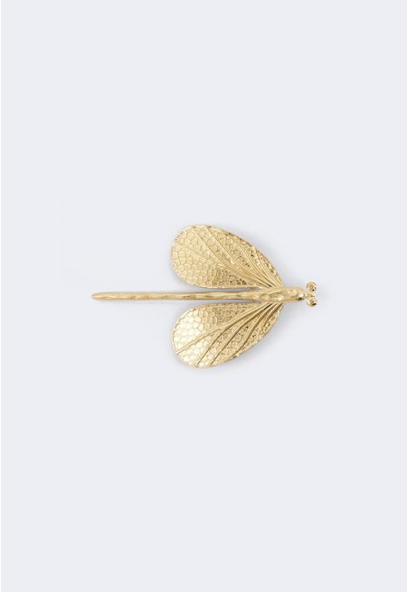 Golden Dragonfly Brooch