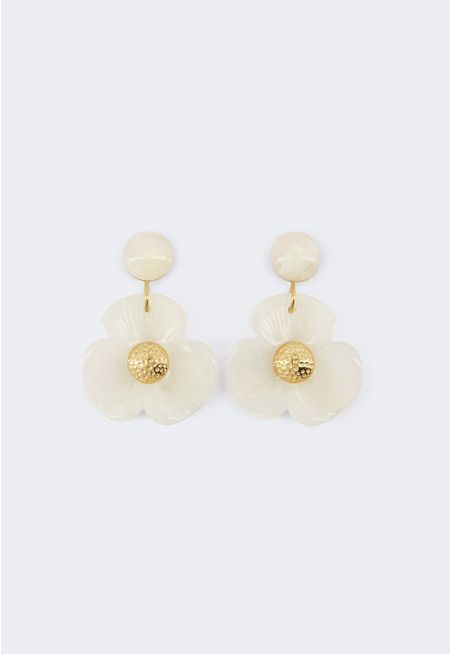 Floral Resin Earrings