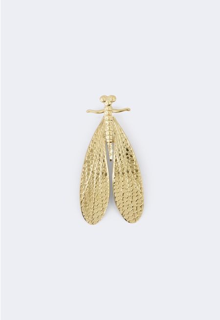 Golden Dragonfly Brooch
