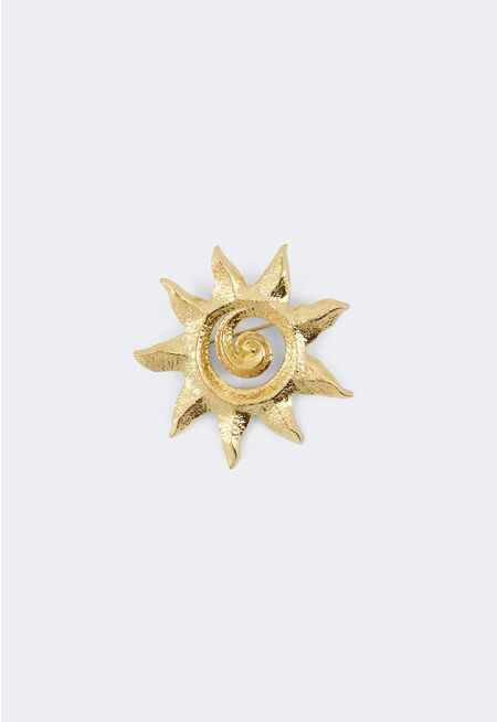 Golden Sun Brooch