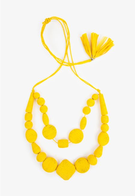 Iconic Woven Wrapped Necklace