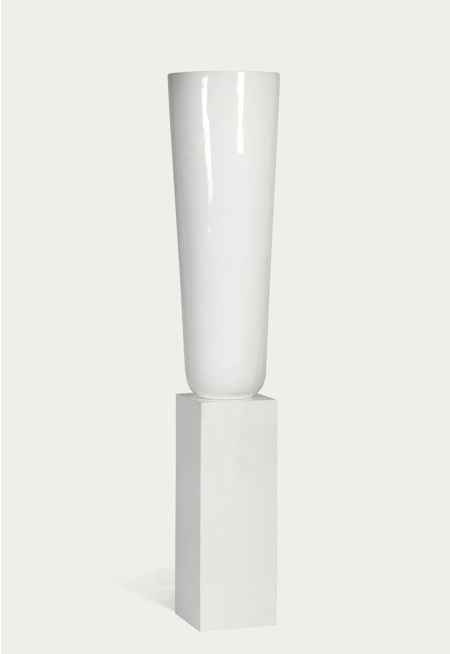 Vase On Display Pillar