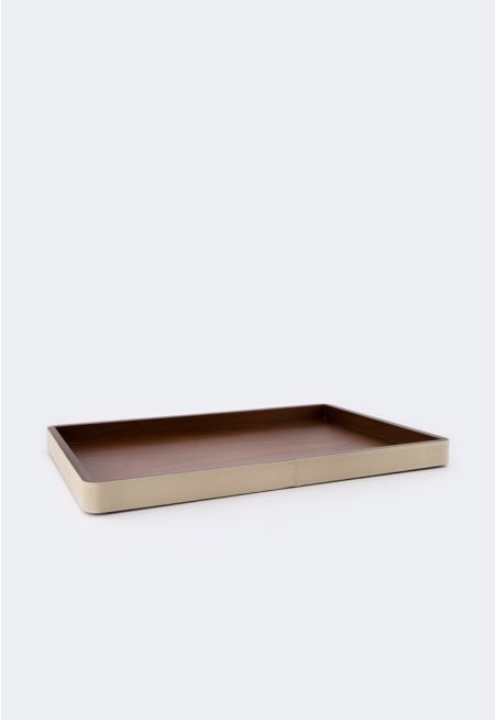 Walnut Wooden Brooklyn Rectangular Tray