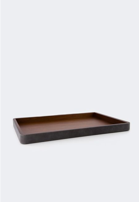 Walnut Wooden Brooklyn Rectangular Tray