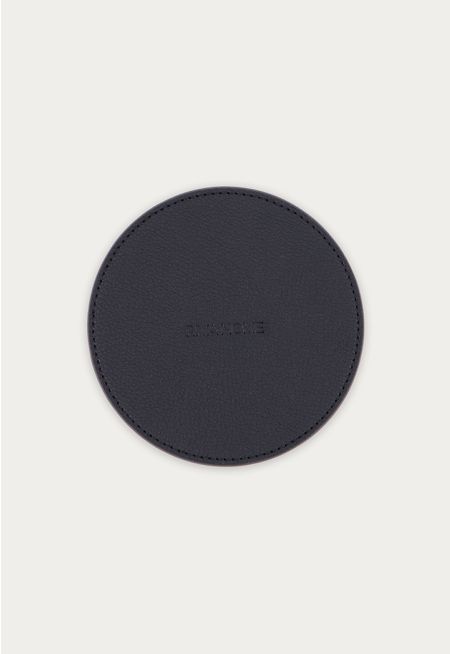Round Leather Coaster