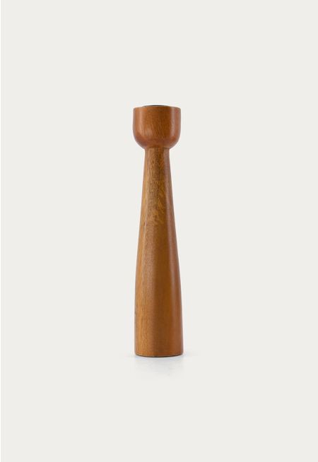 Small Wooden Candle Holder